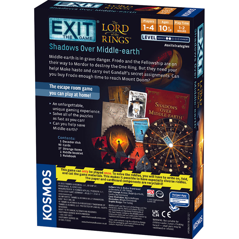 Exit the Game : The Lord of the Rings